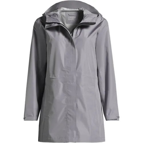 School Uniform Women's Waterproof Hooded Packable Rain Jacket