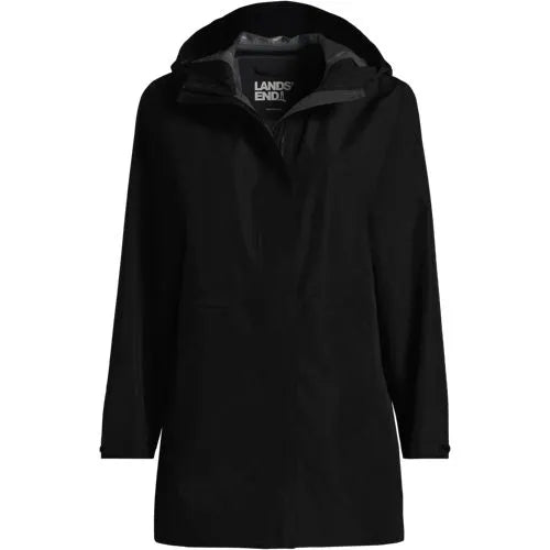 School Uniform Women's Waterproof Hooded Packable Rain Jacket