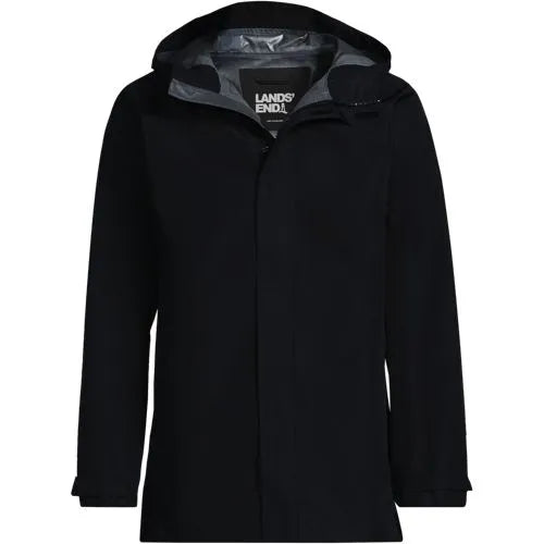 Men's Waterproof Hooded Packable Rain Jacket