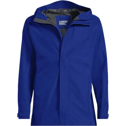 Men's Waterproof Hooded Packable Rain Jacket