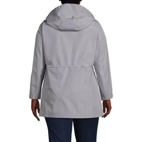 School Uniform Women's Waterproof Hooded Packable Rain Jacket