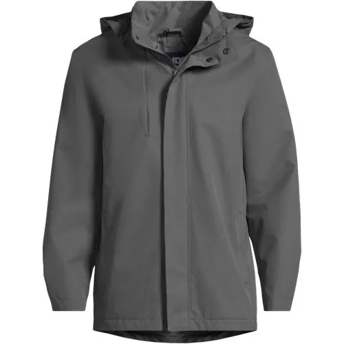 School Uniform Men's System Hooded Shell Jacket
