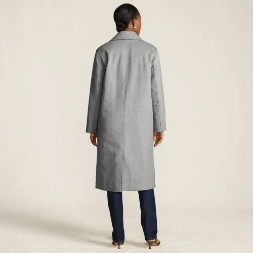 Women's Insulated Double Breasted Wool Coat
