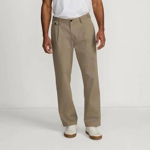Men's Relaxed Fit Pleated Knockabout Chino Pants