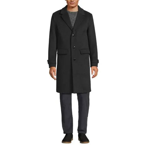 Men's Wool Blend Top Coat
