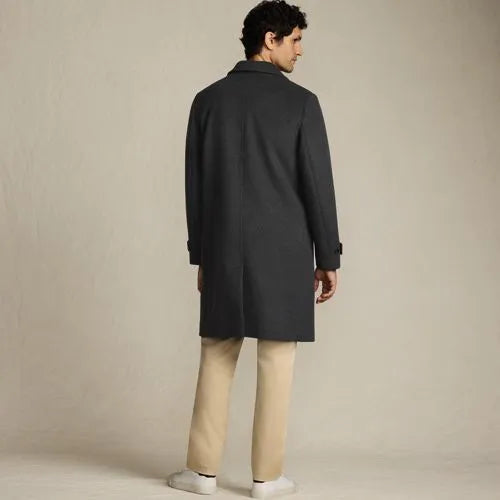 Men's Wool Blend Top Coat