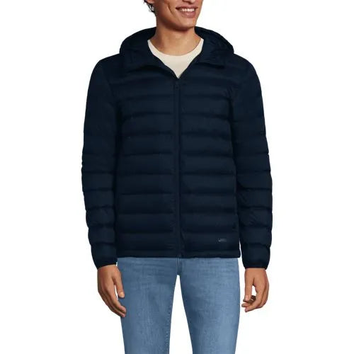 Men's Hooded Wanderweight Packable Down Jacket