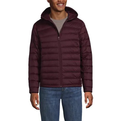 Men's Hooded Wanderweight Packable Down Jacket