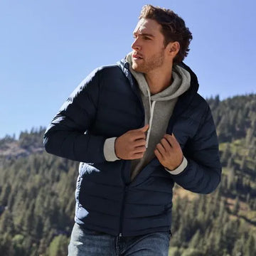 Men's Hooded Wanderweight Packable Down Jacket