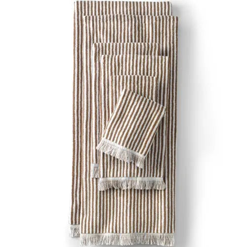 Cotton Yarn-dyed Stripe 6-Piece Bath Towel Set