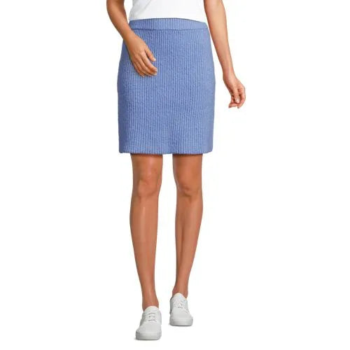 Women's Boucle Shaker Above the Knee Sweater Skirt