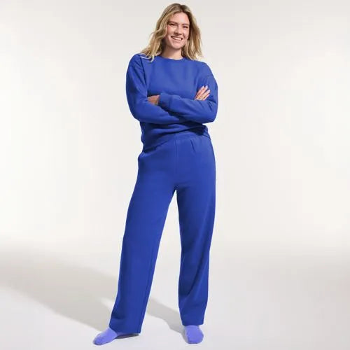 Women's Serious Sweats High Rise Relaxed Straight Leg Pants - Set Bottom