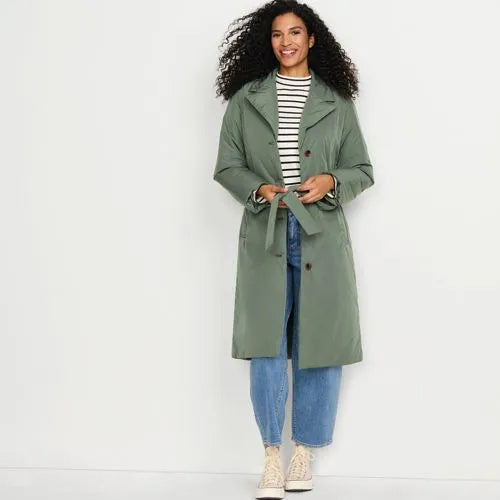 Women's Insulated Commuter Trench Coat