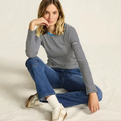 Women's Long Sleeve Micro Rib T-Shirt