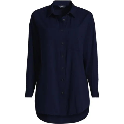 Women's Cotton Voile Billowy Oversized Shirt