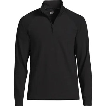 Men's Long Sleeve Waffle Quarter Zip