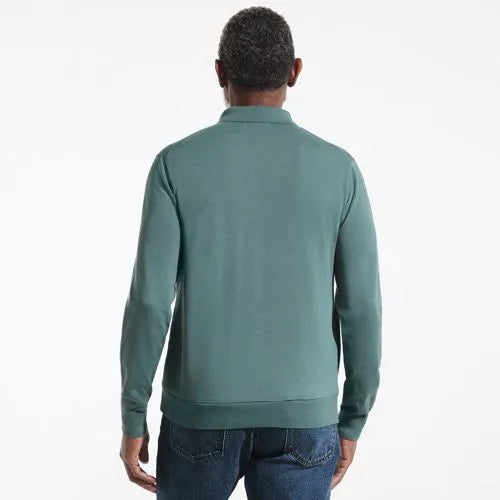 Men's Long Sleeve Cotton Sweater Polo