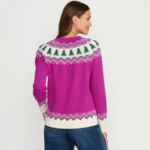 Women's Drifter Jacquard Raglan Crew Neck Sweater