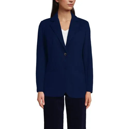 Women's Brushed Ponte Traditional Blazer