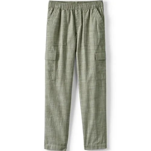 Girls Woven Pull On Utility Cargo Pants