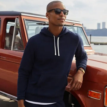 Men's Long Sleeve Serious Sweats Pullover Hoodie Sweatshirt