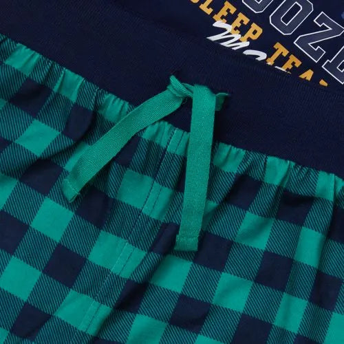 Kids Short Sleeve Top and Jogger Bottom Pajama Set