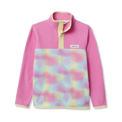 Kids Anyweather Fleece Snap Neck Pullover