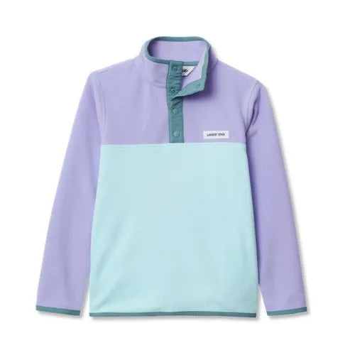 Kids Anyweather Fleece Snap Neck Pullover
