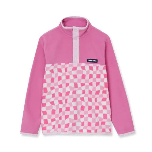 Kids Anyweather Fleece Snap Neck Pullover