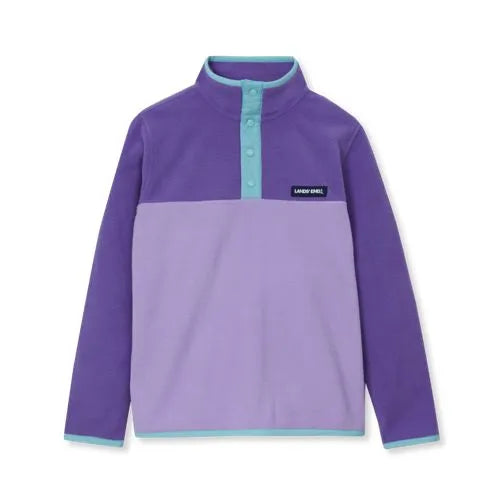 Kids Anyweather Fleece Snap Neck Pullover