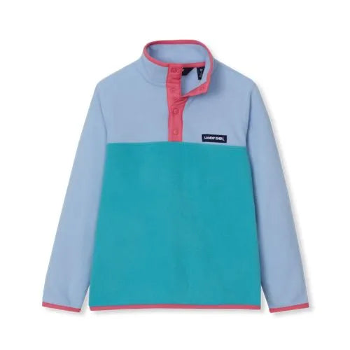 Kids Anyweather Fleece Snap Neck Pullover
