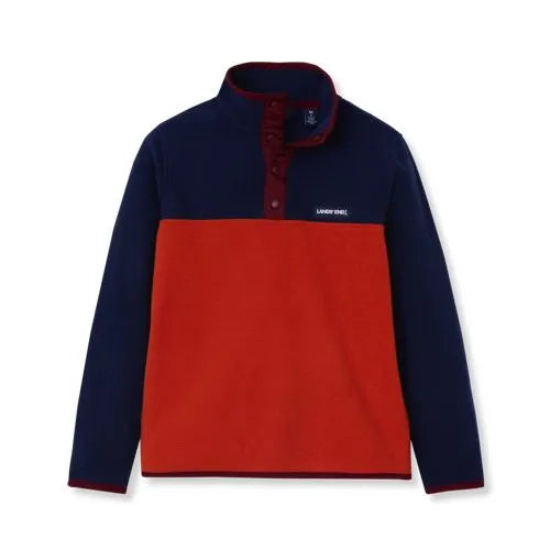 Kids Anyweather Fleece Snap Neck Pullover