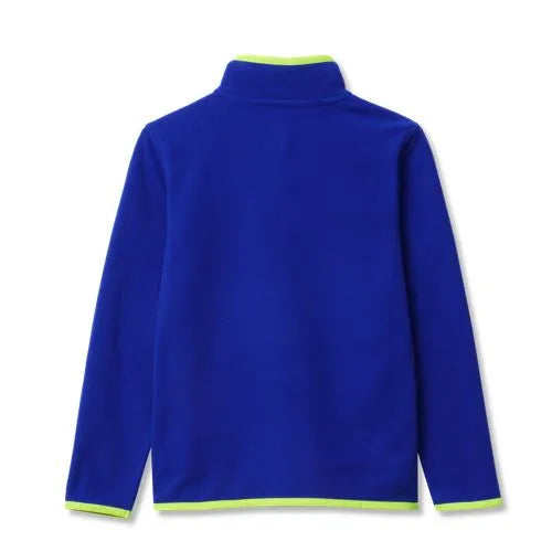 Kids Anyweather Fleece Snap Neck Pullover