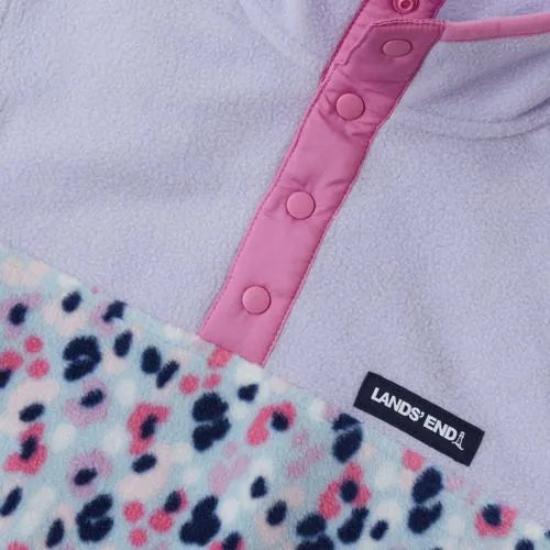 Kids Anyweather Fleece Snap Neck Pullover