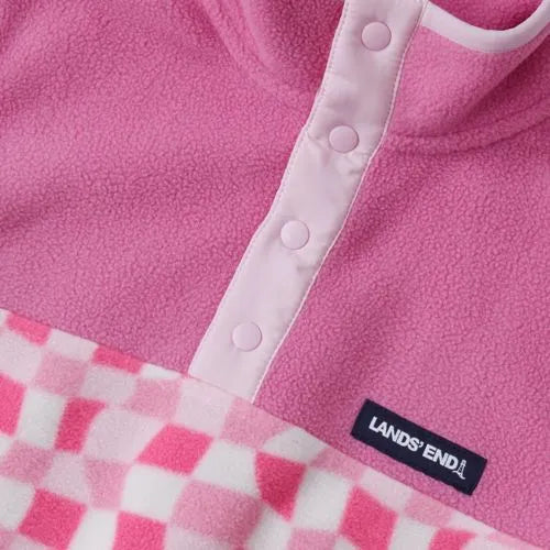 Kids Anyweather Fleece Snap Neck Pullover