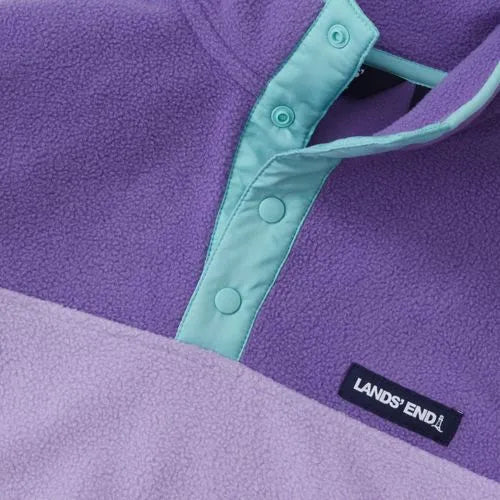 Kids Anyweather Fleece Snap Neck Pullover