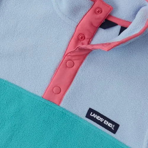 Kids Anyweather Fleece Snap Neck Pullover