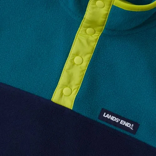 Kids Anyweather Fleece Snap Neck Pullover