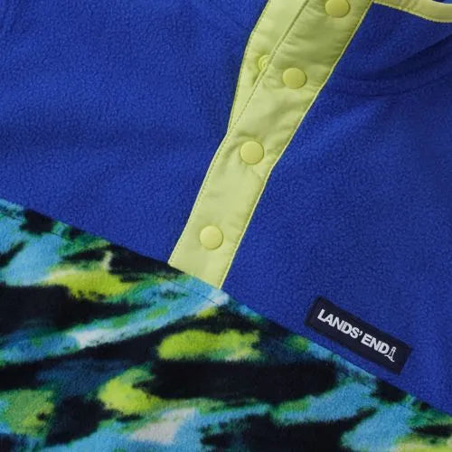 Kids Anyweather Fleece Snap Neck Pullover