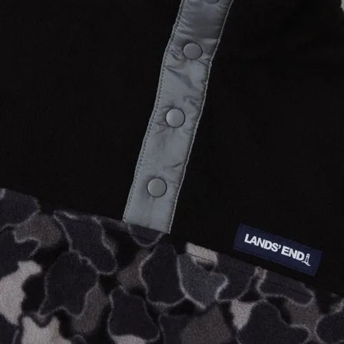 Kids Anyweather Fleece Snap Neck Pullover