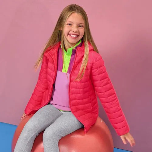 Kids FeatherFree™ Insulated Hooded Packable Jacket