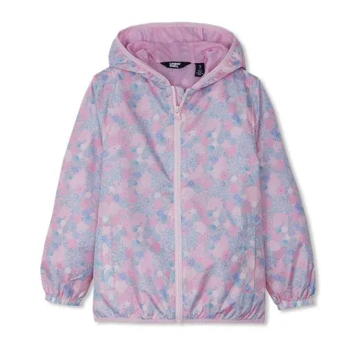 Kids Waterproof Hooded Packable Rain Jacket