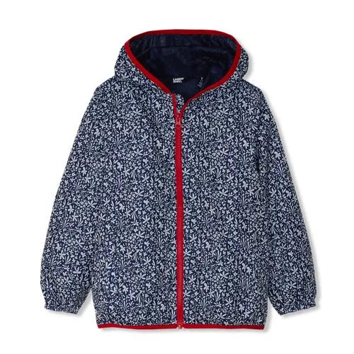 Kids Waterproof Hooded Packable Rain Jacket