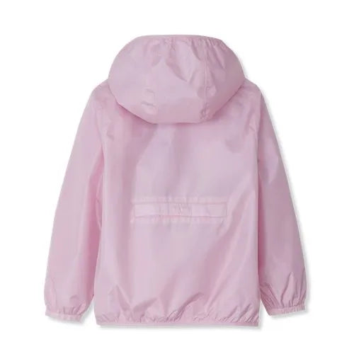 Kids Waterproof Hooded Packable Rain Jacket