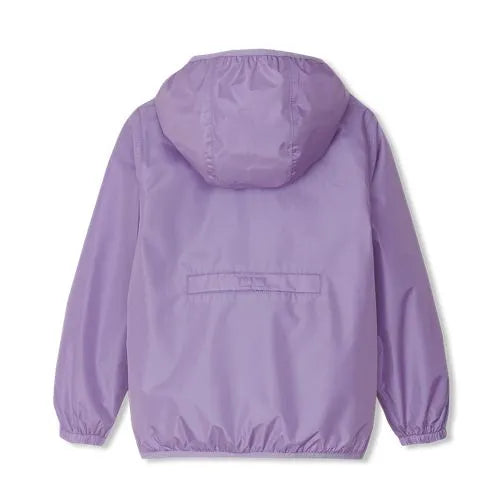 Kids Waterproof Hooded Packable Rain Jacket