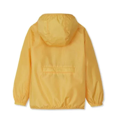 Kids Waterproof Hooded Packable Rain Jacket