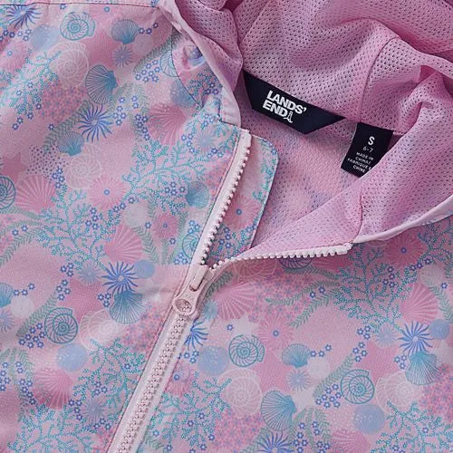 Kids Waterproof Hooded Packable Rain Jacket