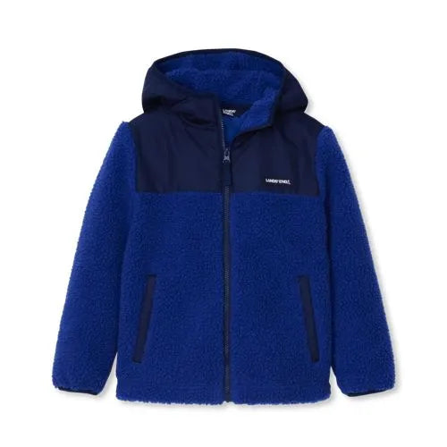 Kids Sherpa Fleece Hooded Jacket