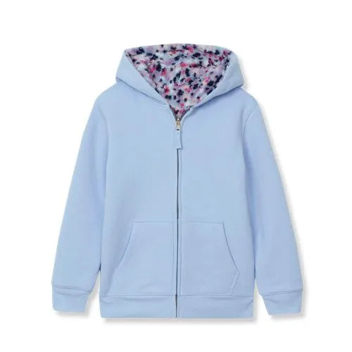 Kids Reversible Sherpa Fleece Hoodie