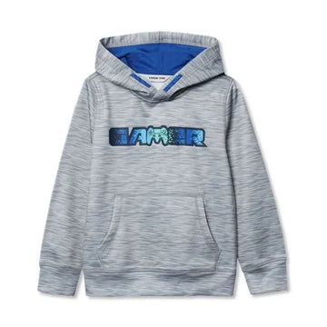 Kids Athletic Lightweight Hooded Sweatshirt
